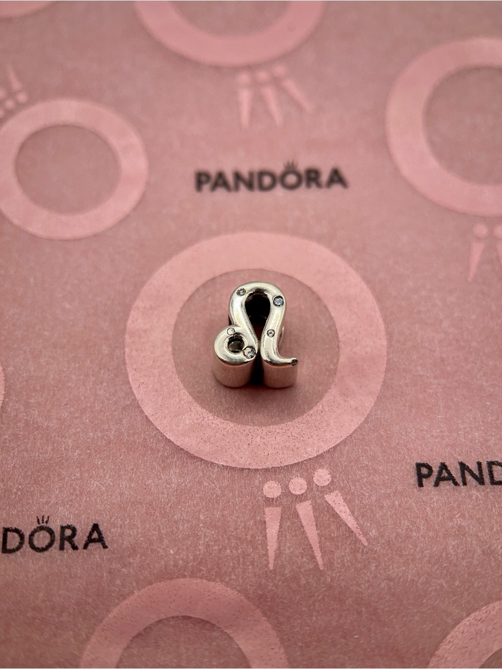 Pandora Sterling Silver Sparkling Leo Zodiac Charm 791942CZ